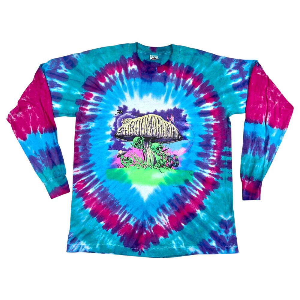 Vintage Shroomarama Long Sleeve T-Shirt Men's XL Psychedelic Grateful Dead 1991